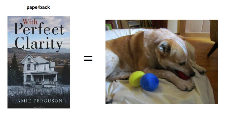 one paperback sale = 3 squeaky balls